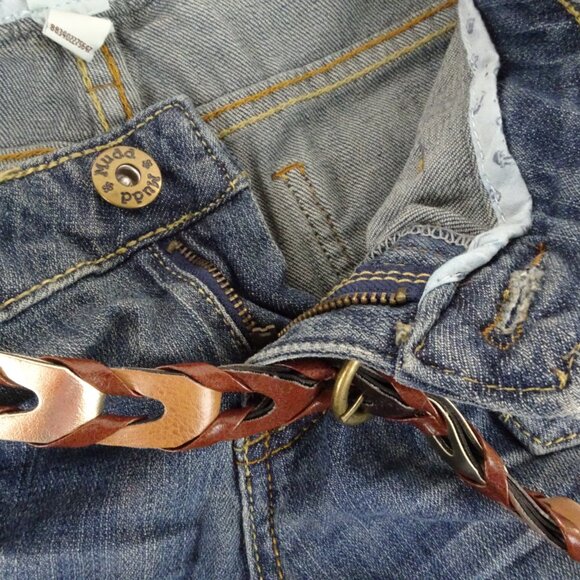 Mudd Juniors Flare Jeans with Belt Size 7 - Picture 5 of 9